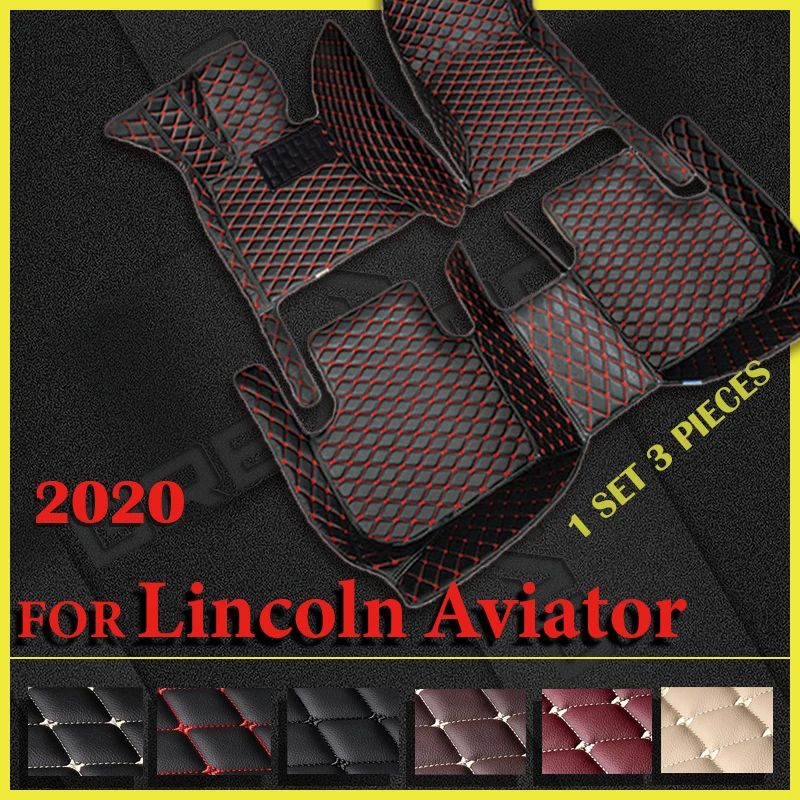 

Car Floor Mats For Lincoln Aviator Seven Seats 2020 Custom Auto Foot Pads Automobile Carpet Cover Interior Accessories