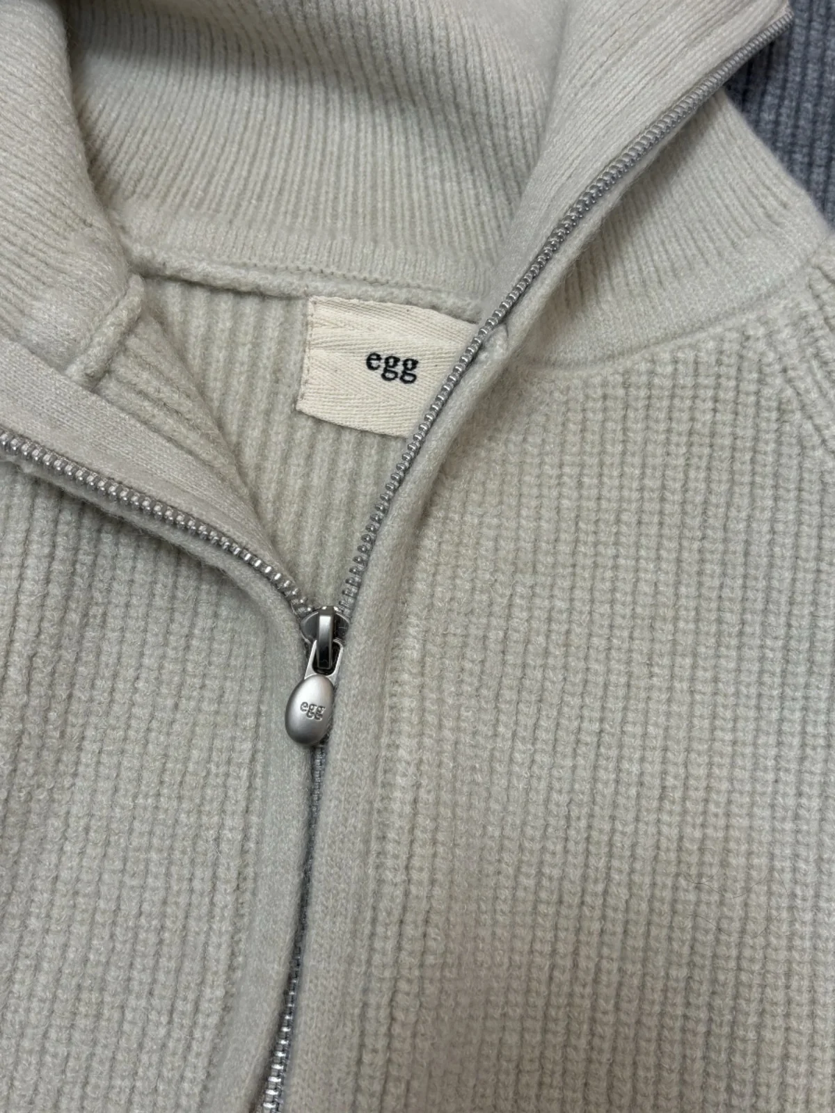 

Warmth Outerwear Double Zipper Collar Single Item Heavyweight Dongda Gate Sle Commute Faion Korean Loose Fit Knitted Card...