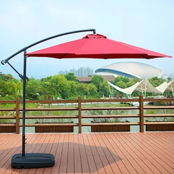 Summer Waterproof Outdoor Sunshade Large Umbrella Beach Parasol Garden Hotel Umbrella