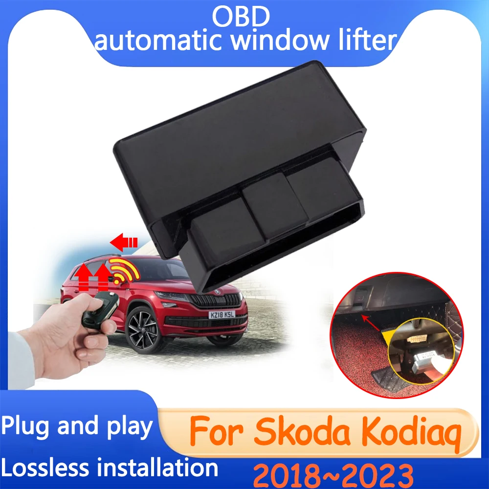 

Car OBD Window Lifting For Skoda Kodiaq 2019 Accessories NS7 2018 ~2023 Tuning Automatic Close Auto Sunroof Device Modification