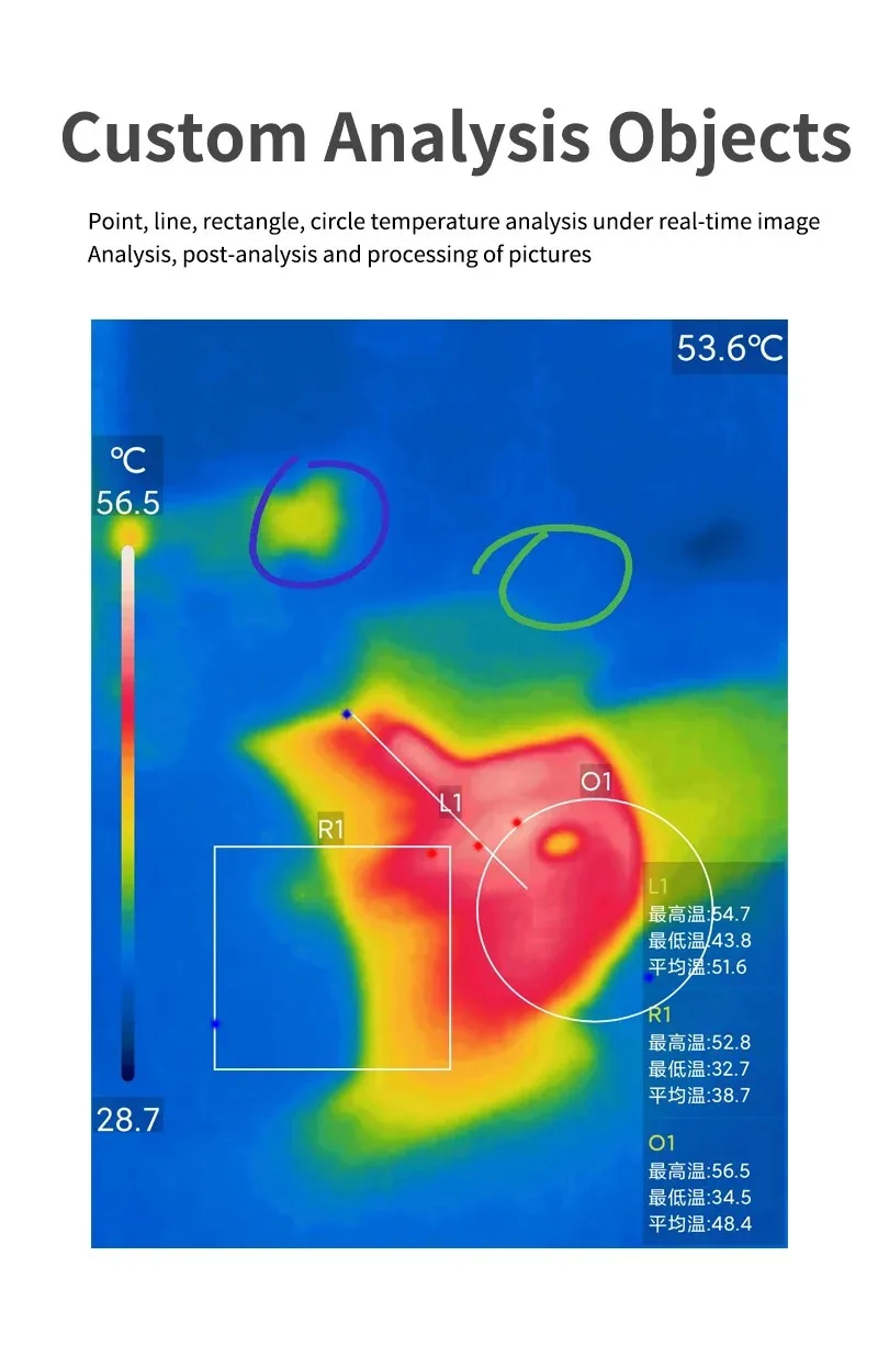 UTi120 Mobile 120MS Industrial Mobile Phone Thermal Imager Camera For IPhone Android Phone External Infrared Imaging
