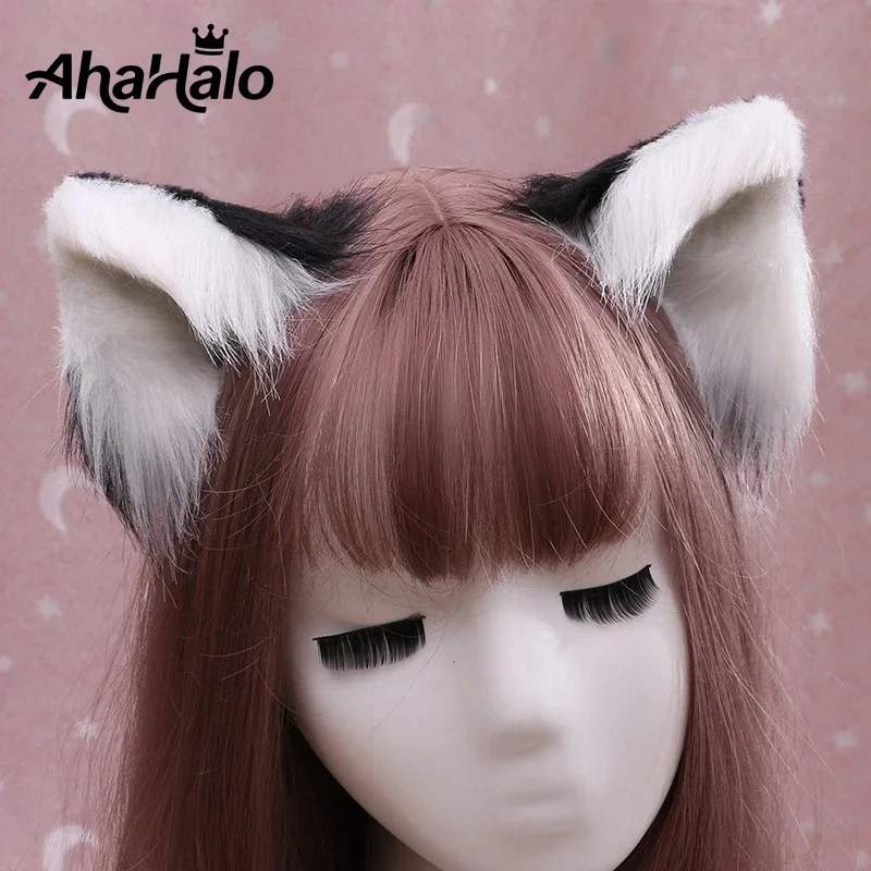 猫獣耳ヘアピン帽子手作りシミュレーションステレオかわいいぬいぐるみ動物の耳ロリータ少女 KC ペアクリップヘアアクセサリー小道具