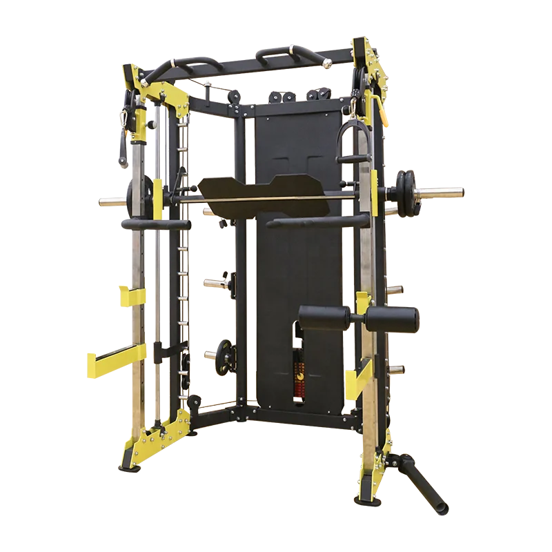 Professional Multifunctional Gym Equipment Multi Station Squat Rack Cross Over Trainer Machine All In One Smith Machine New