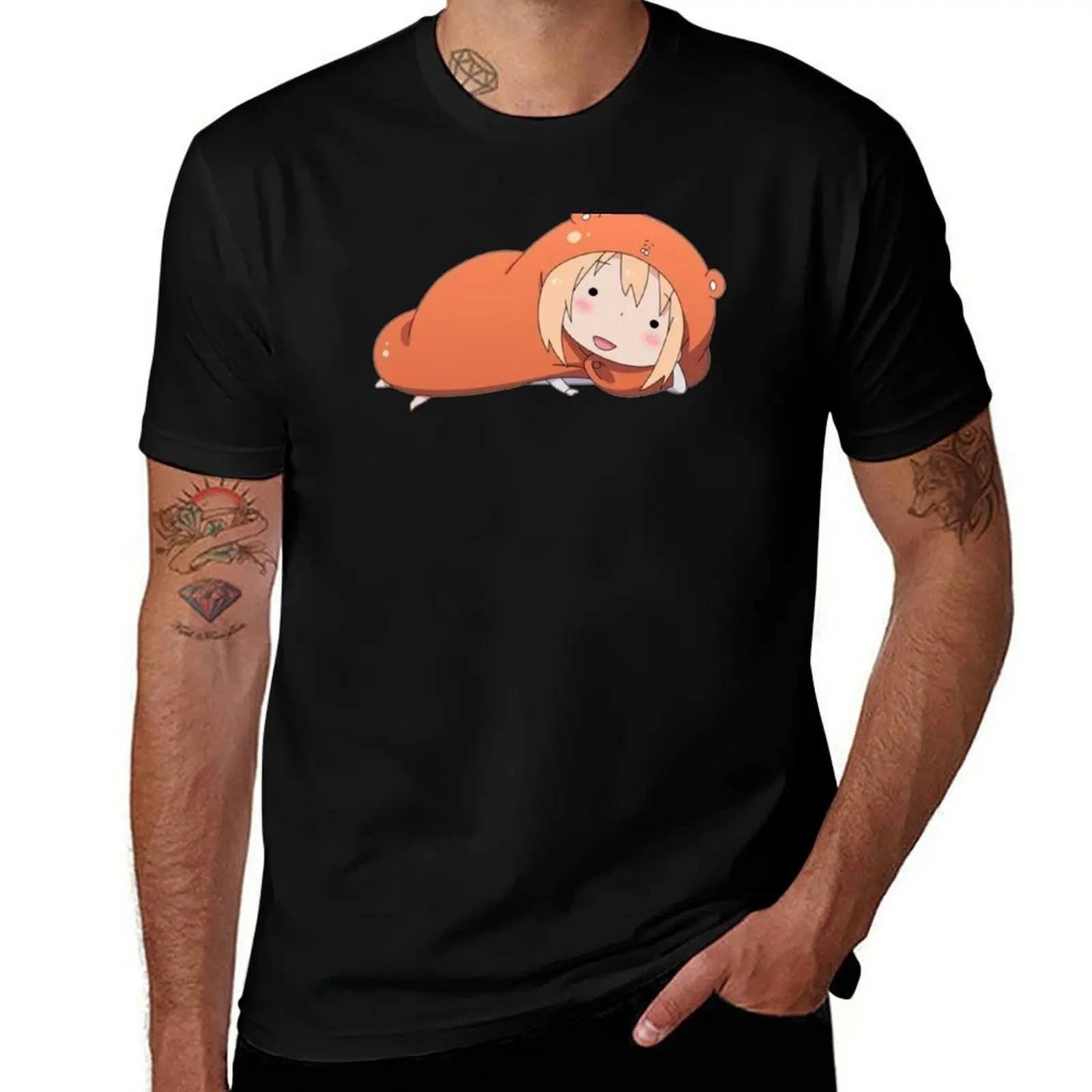 Umaru Doma - Himouto! Umaru-chan T-Shirt plus sizes custom shirt blue archive mens tall t shirts