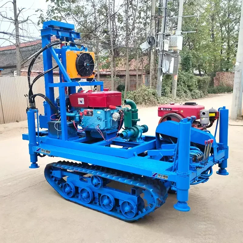 YGYG 100m Deep Portable Diesel Hydraulic Water Well Rotary Drilling Rig Borehole Drilling Machine For Sale