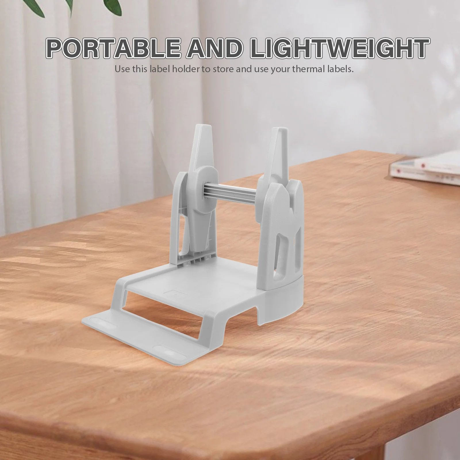 

1pc Thermal Holder Portable Plastic Label Rack For Barcode Printer Heat Transfer Paper Stand Printer Accessories Label