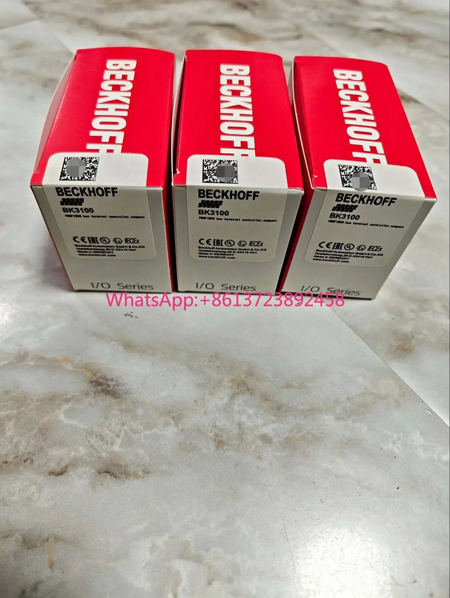 

Beckhoff BK3100, fully packaged