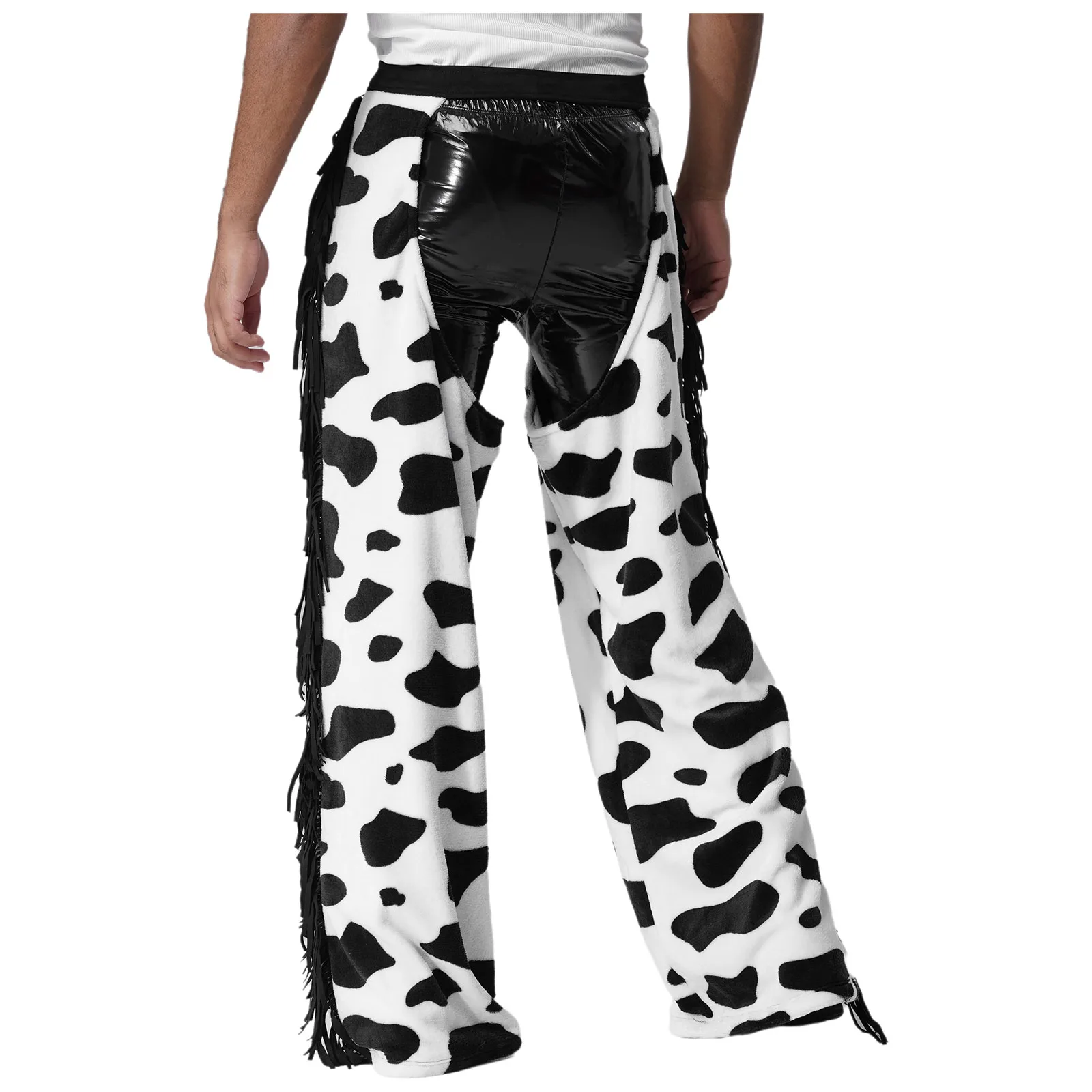 Pantalon Cowboy Western à Franges Pour Homme - Ouvert Entrejambe, 100% Polyester, Style Hippie/biker, Pour Fêtes Et Déguisements