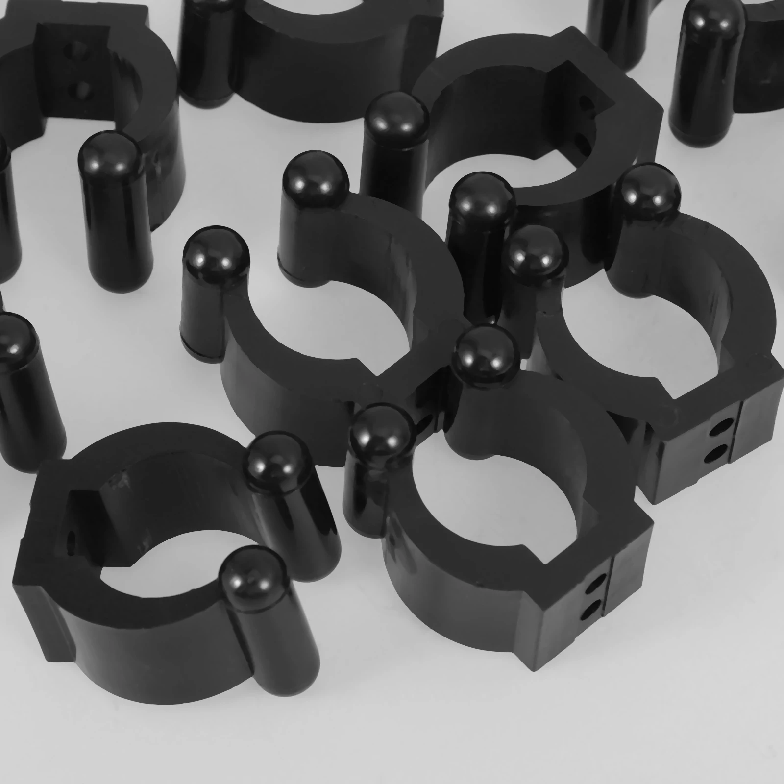 

20 Pcs Club Positioning Clip Pool Clamps Fishing Rod Pole Bracket Clips Storage