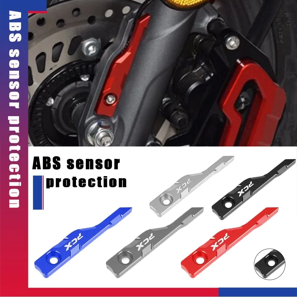 Motorcycle Front Wheel Sensor ABS Sensor Guard Cover Protector For Honda PCX125 PCX160 PCX 125 160 2021 2022 2023 2024