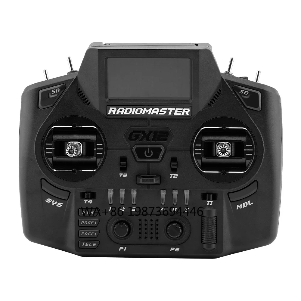 

GX12 Xrossband ExpressLRS Dual 1-Watt Remote Control CNC Hall Rocker
