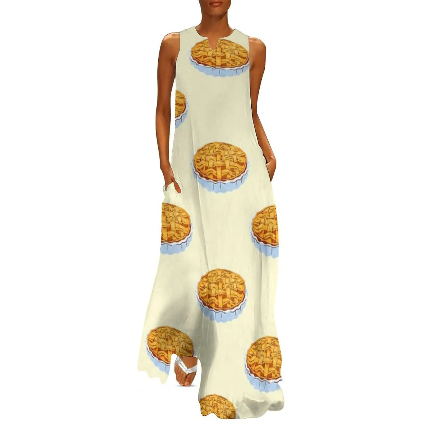 

Apple Pie Long Dress birthday dresses for women dress summer 2025 women luxury evening dresses 2025 women's summer dress 2025