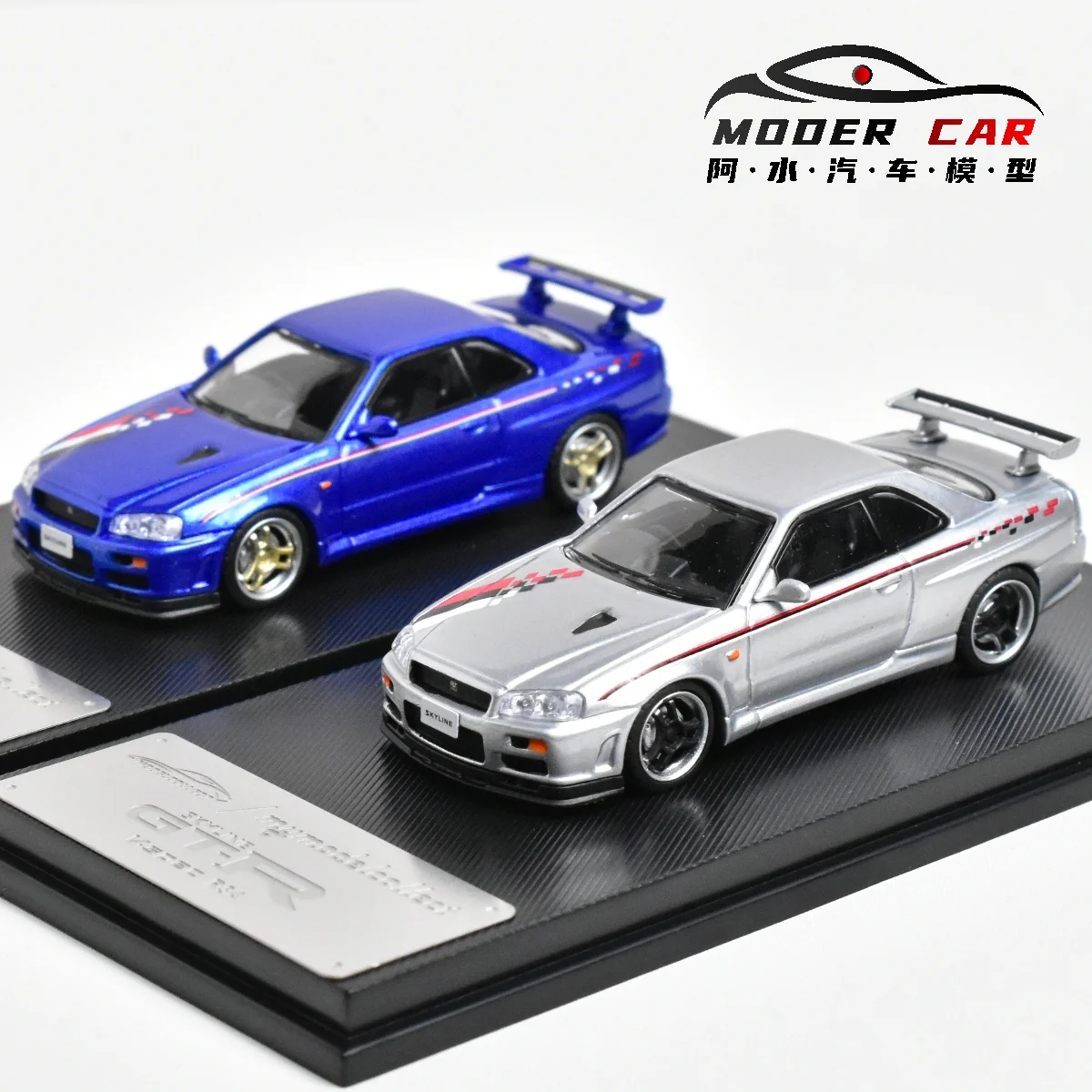 

MC 1:64 SKYLINE R34 V-SPEC Diecast Model Car