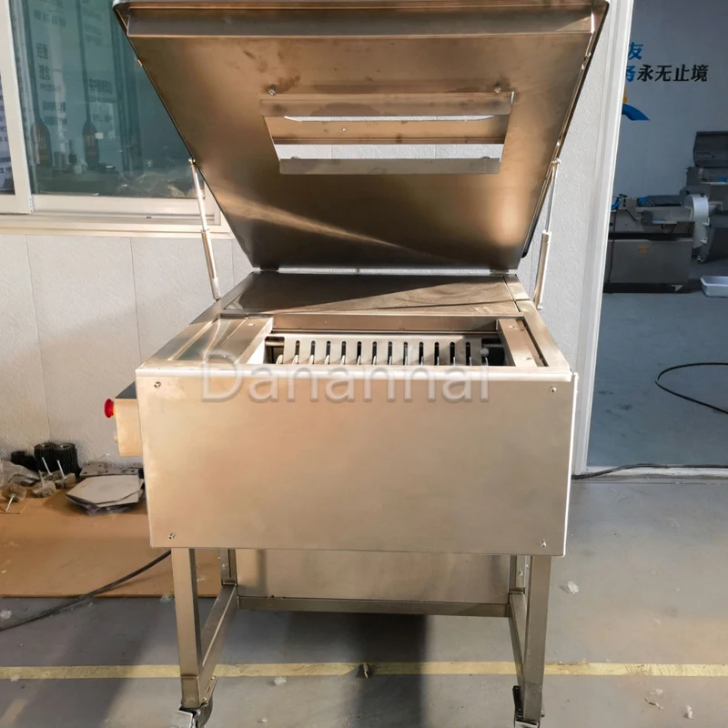 Stainless Steel Pork Rib Cutting Machine Pig Hoof Slitting Equipment for Restaurants Kitchen Meat Slicer Tool