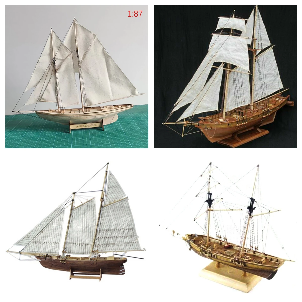 1:87 Ben Jamin W. Latham Sailing DIY Ship Assembly Model Classical Wooden Boat Decoration Wood