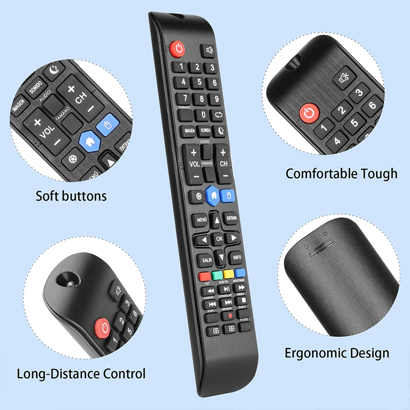 Remote Control Compatible With TD Systems Smart UHD LED LCD HDTV TV K55DLG8US K55DLS6U K40DLS6F K32DLS6H K24DLS6F K32FMN9GT