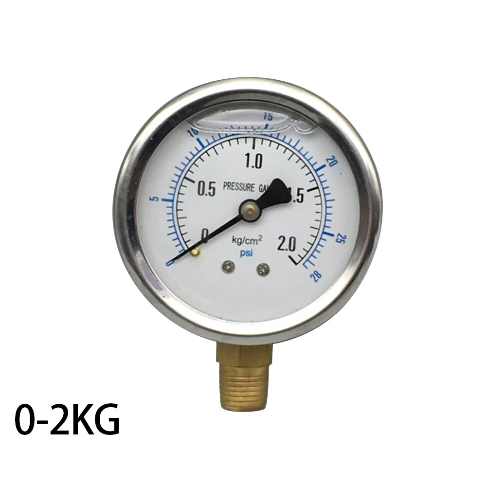 Industrial Applications Facade Diameter 60mm Earthquake-resistant Gauge Easy Installation Pressure Gauge Pneumatic Part