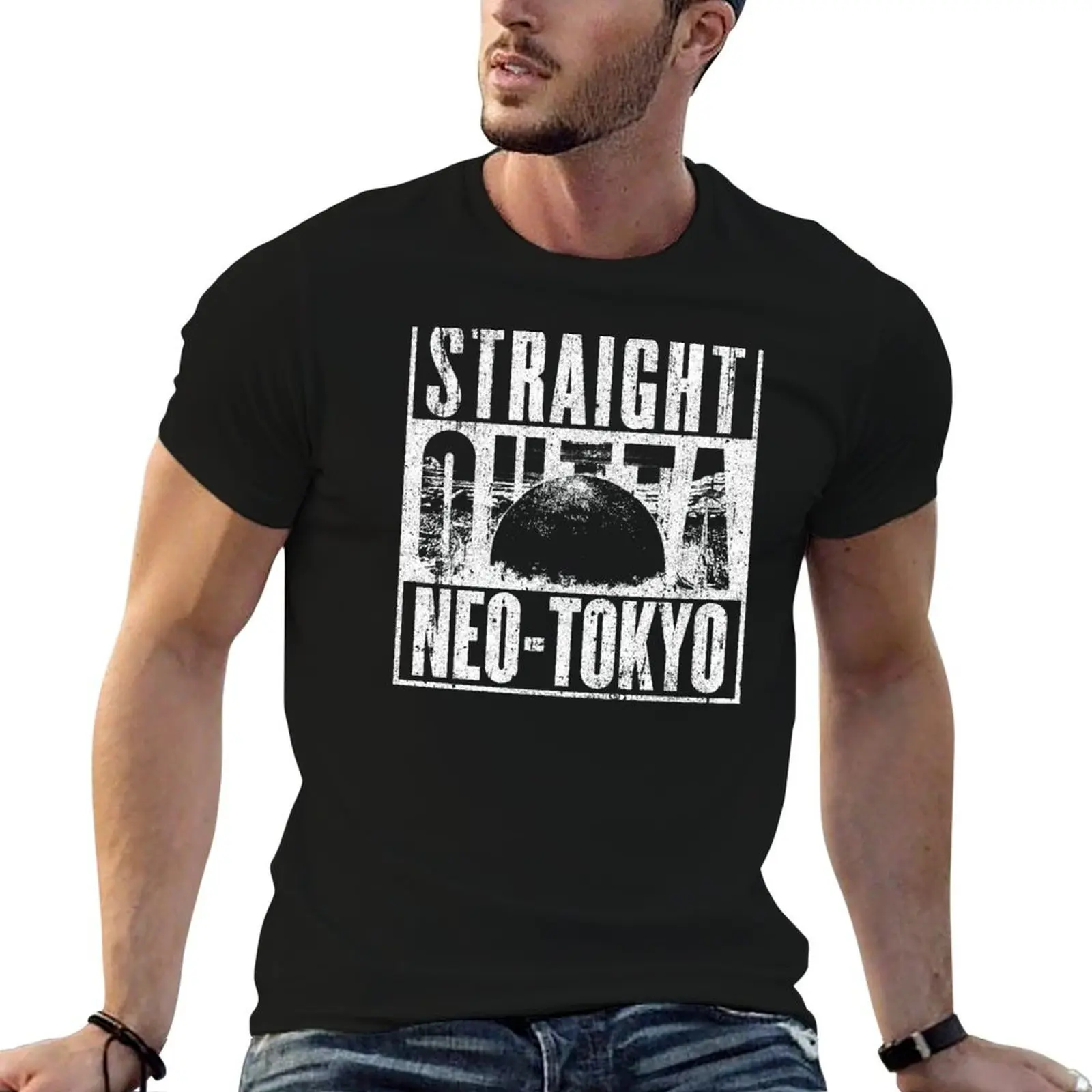 Straight Outta Neo-Tokyo T-Shirt Holiday All Match T-Shirt