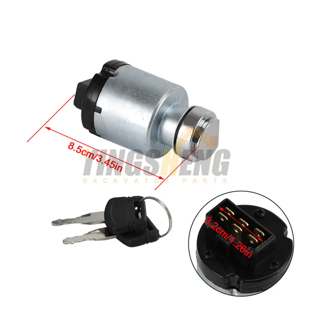 

Hitachi EXZAX120 200 240-6 EX200-2 EX200-3 EX200-5 Выключатель зажигания 4250350 4448303 Запасные части для экскаватора