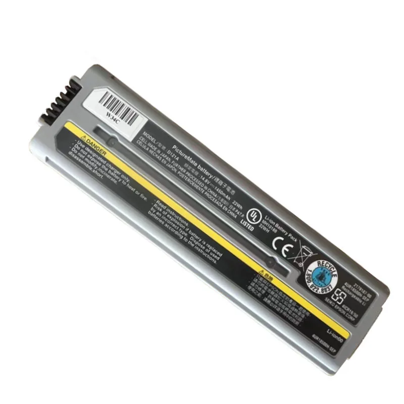 1450mAh D121A Printer Battery for Epson PictureMate Charm PM200 PrinterMate Dash  PM260 Flash PM280 Accumulator Battery