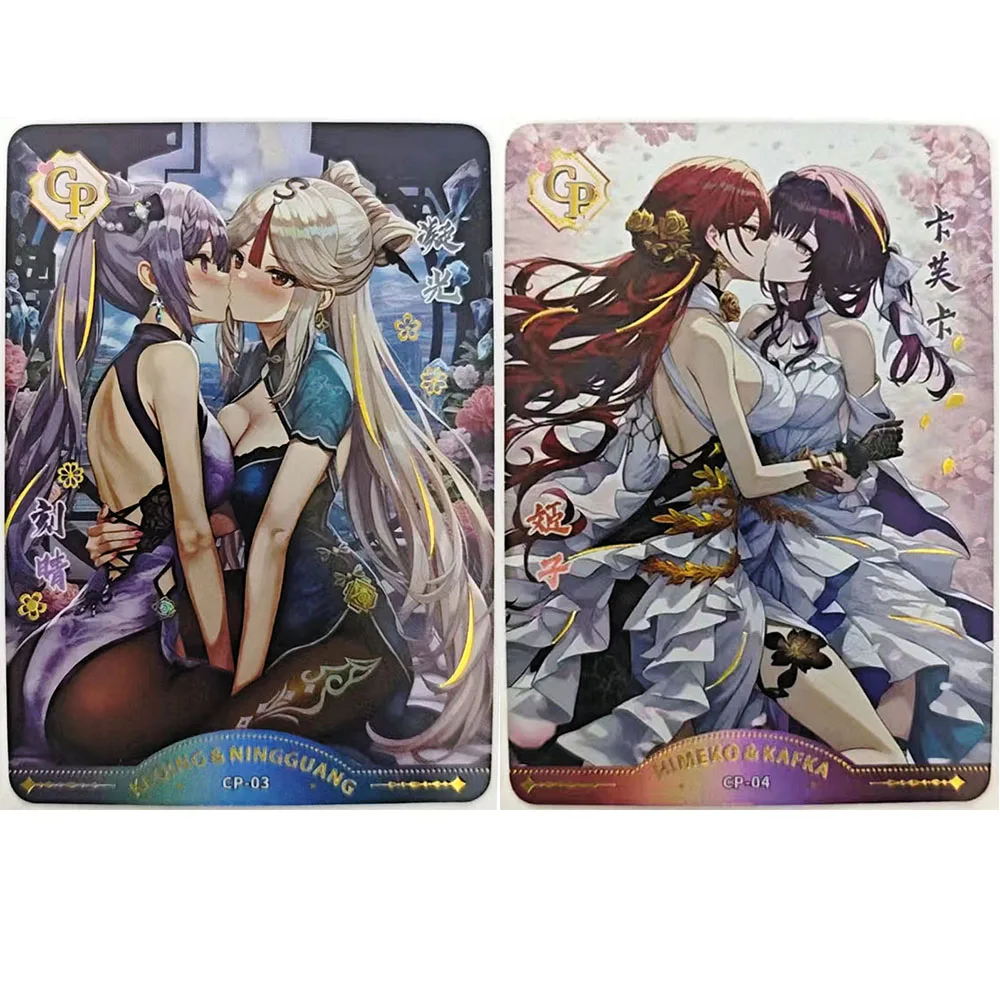 Anime Goddess Story PTR CP Sexy Nilou Kafka Mejiro Mcqueen Furina Collectible Card Boy Games Toys Christmas Birthday Gifts