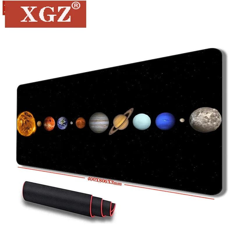 

XGZ Universe Planetary Mouse Pad 400x900/800 * 300/900 300 Locking Pad, Keyboard Desk Non-slip XXL