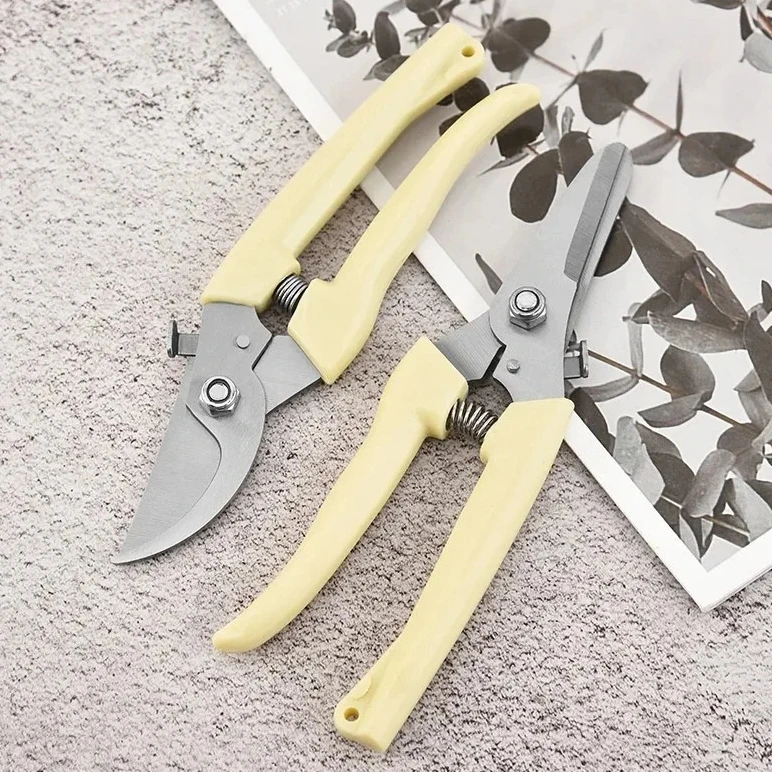 

Обходной секатор из нержавеющей стали, профессиональные садовые ножницы для обрезки ветвей и цветов деревьев, острые ручные ножницы для стрижки