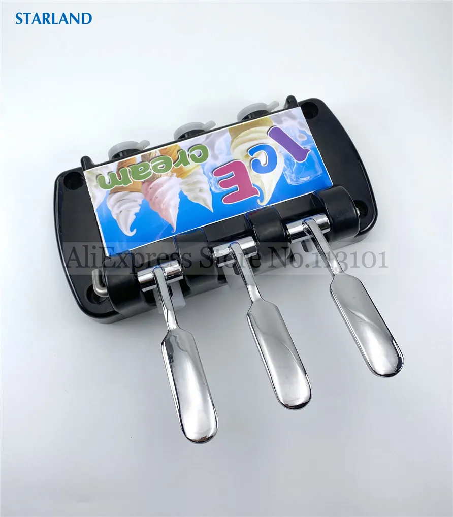 Full Set Of Front Panel With Handles Face Plate Spare Part New Accessories Replacement For MQL Soft Ice Cream Machines