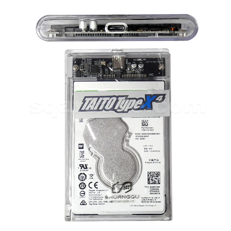 

2TB TAITO Type X Arcade TTX3/4 All-in-One System Pinball Game Improved Mechanical Hard Drive for PC Hard Drive