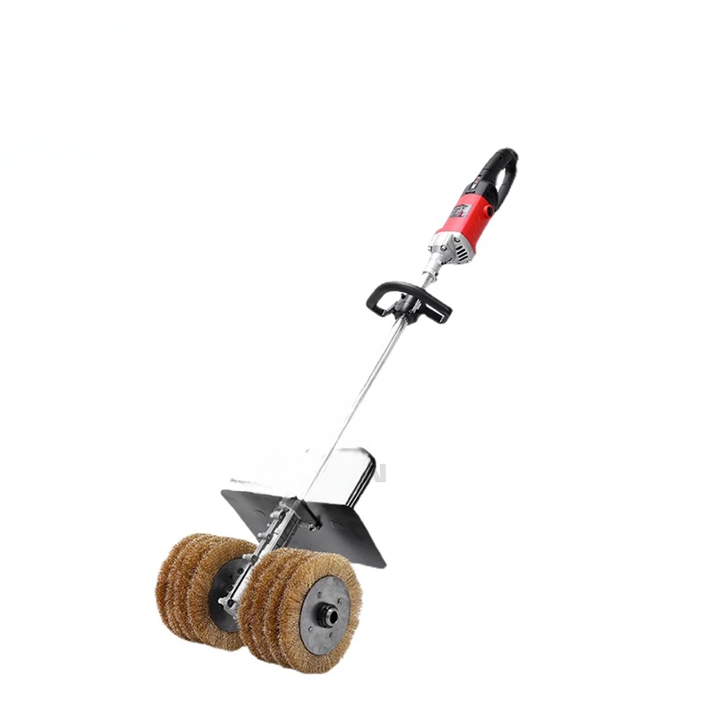 Electric Two-wheel Grinder With Adjustable Speed Handheld  Floor Polishing Machine