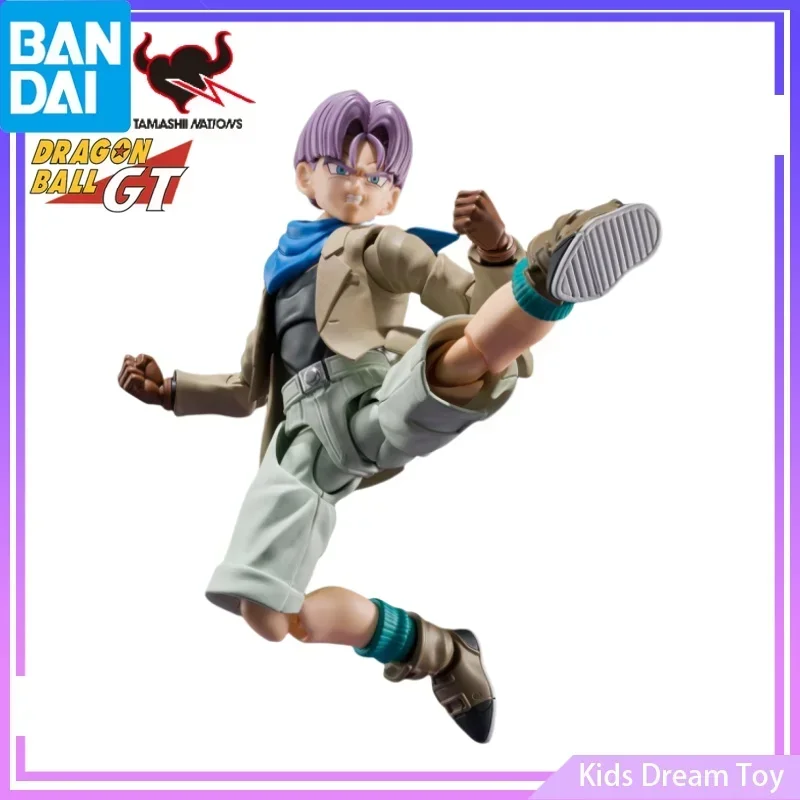 Bandai in magazzino Originale SHFiguarts Dragon Ball GT Anime Figure TRUNKS -GT- Action Figures Giocattoli Modello da collezione per bambini