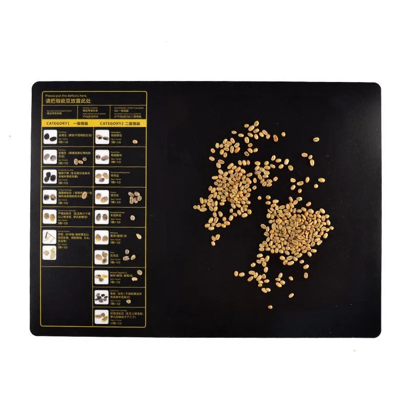Defective Coffee Beans Grading Pad, Black Grading Pad, Coffee Matching Utensils
