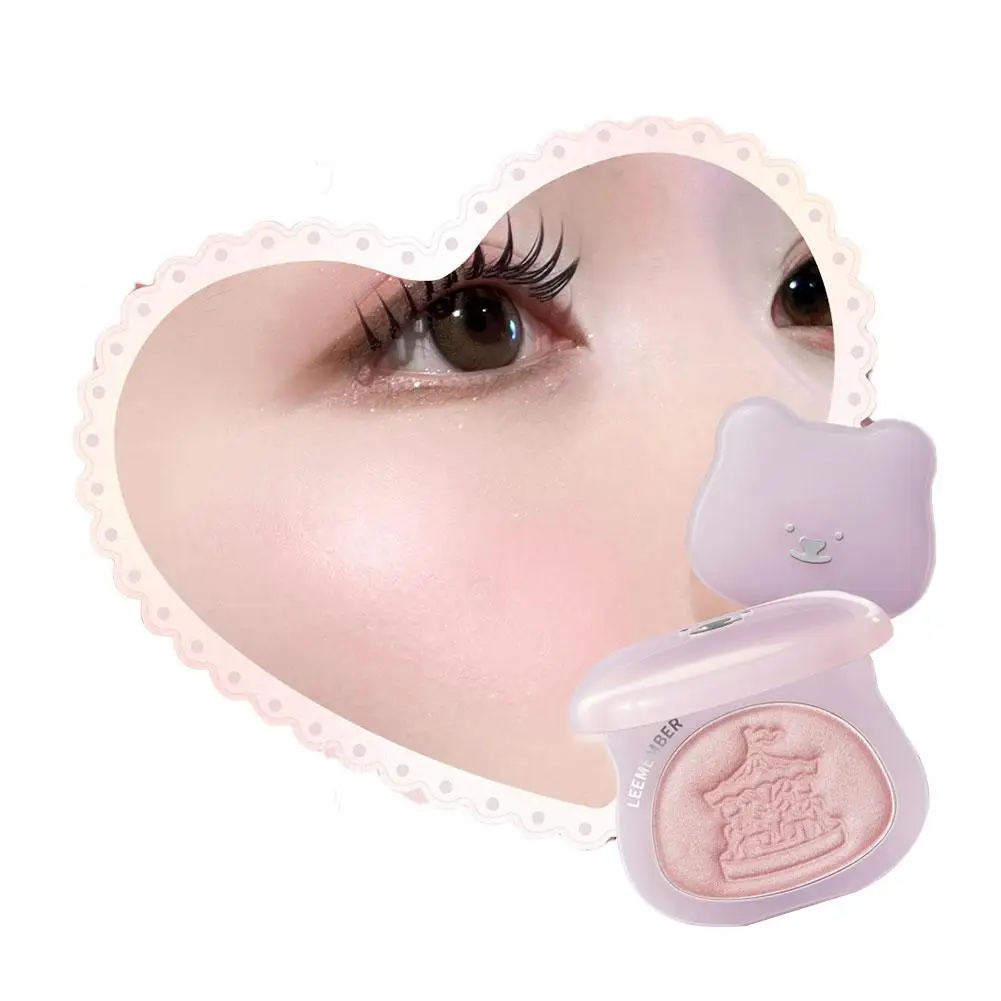 베어 멍허 시리즈 다용도 크림 브라이트닝 파우더 블러셔 아이섀도우 내추럴 컬러 포뮬러 블러쉬 하이라이터 아이섀도우