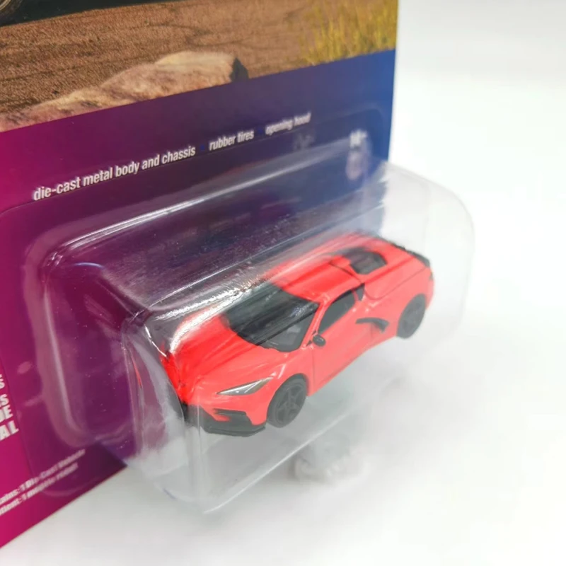 

Литой под давлением масштаб 1:64, 2022, имитация сплава Corvette, модель автомобиля, статическая коллекция, украшенные праздничные подарки, игрушки, сувенирный подарок