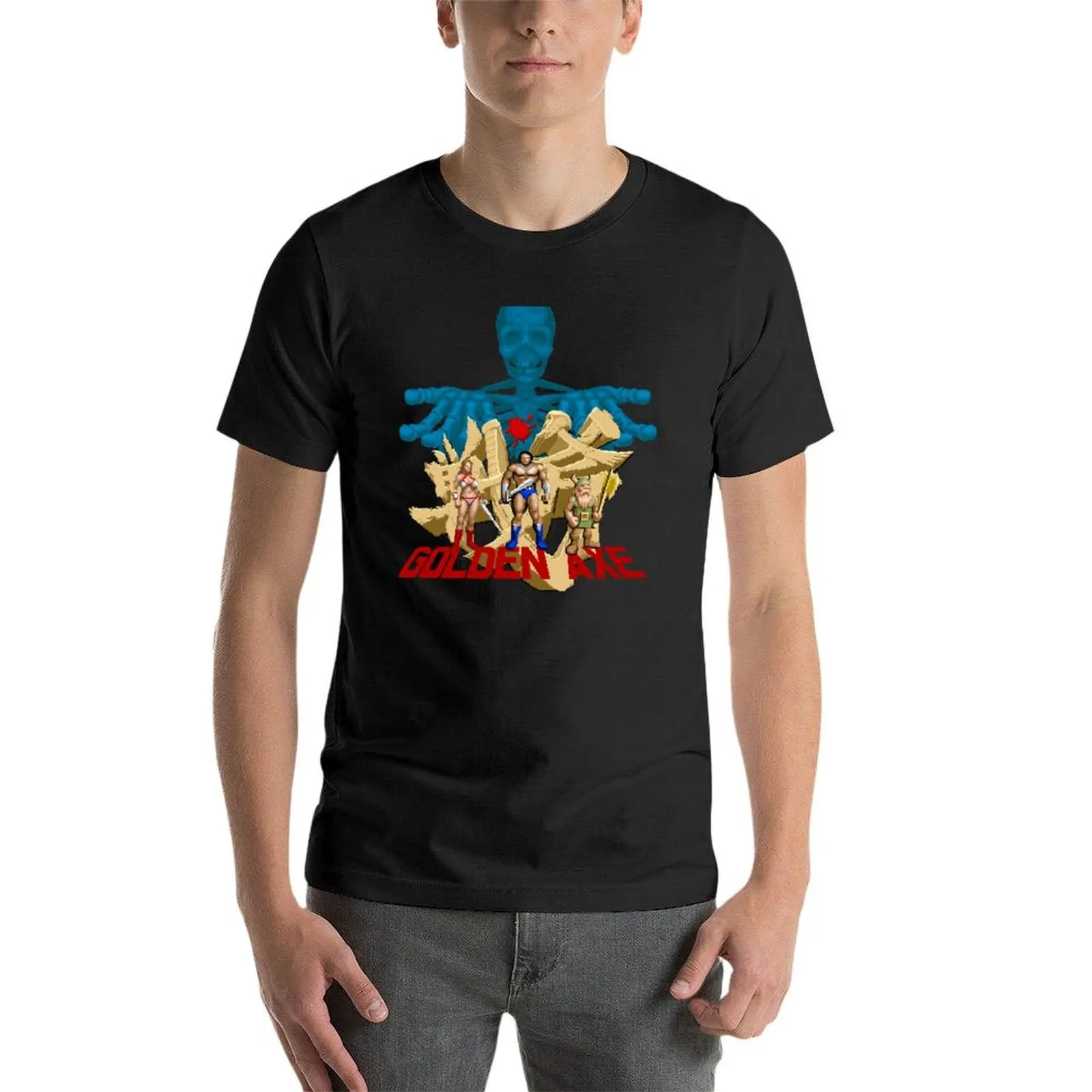 Golden Axe T-Shirt Short sleeve tee oversizeds plain t shirts men