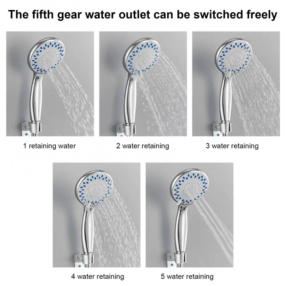 Plactis Water Saving Handheld Spray Sprinkler Bathroom Shower Head Supercharged ABS Anti Drop Showerheads Shower Nozzle