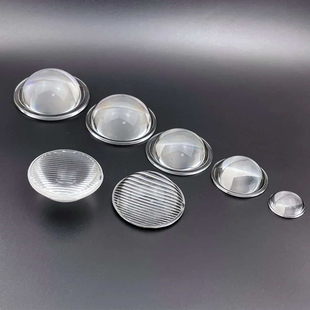 Optical Glass Plano Convex Lens for LED Flashlight Car Lamp Spot Light 23 27 28 30 34 38 40 44 50 52 60 66 67 75 MM