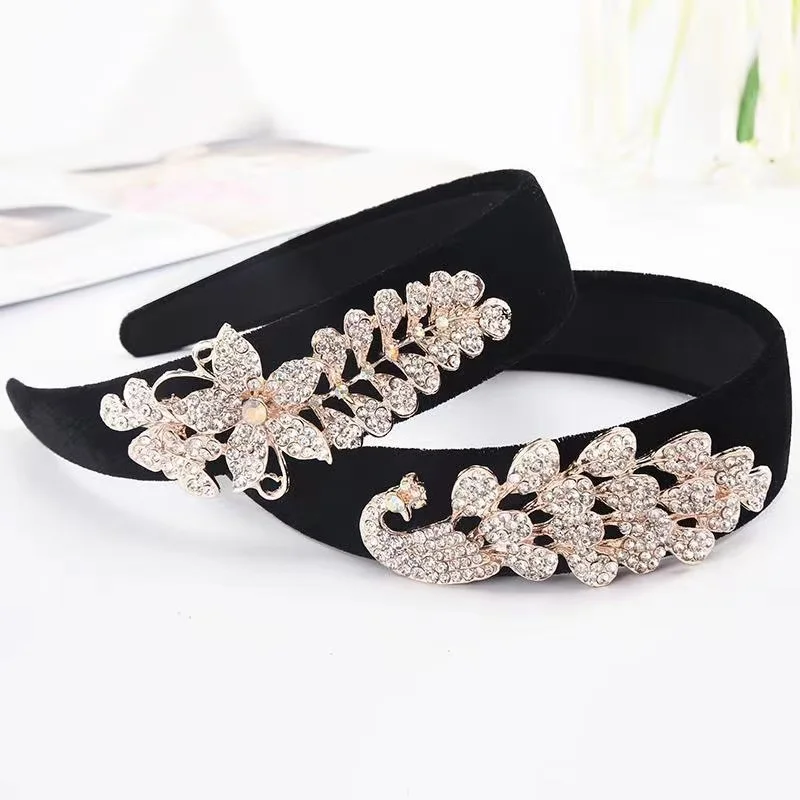 Single-sided Diamond Headbands Rhinestone Hairbands For Women Crystal Hairband Hair Band Hair Accessories For Girl