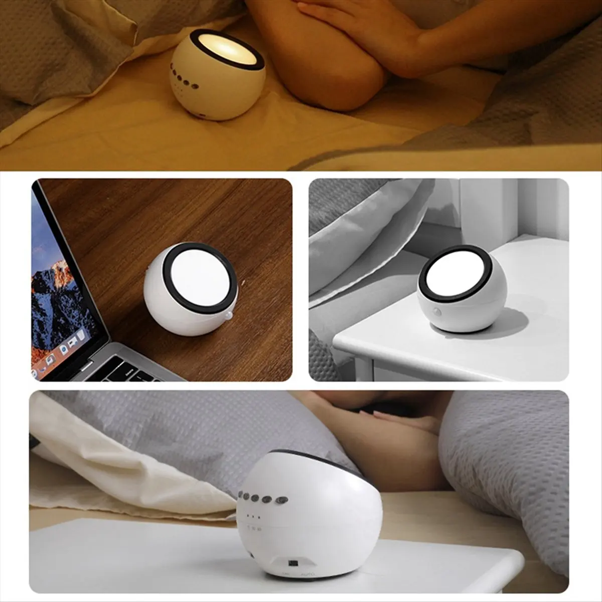 

(FDDT) Устройство для сна с белым шумом и дыхательной подсветкой, ночник для матерей и младенцев, светильник для сна с датчиком движения