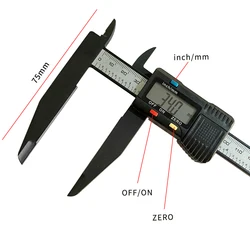 150mm 0.1mm Digital Caliper Electronic Vernier Caliper jaw long plastic digital caliper micromete DIY measuring tools