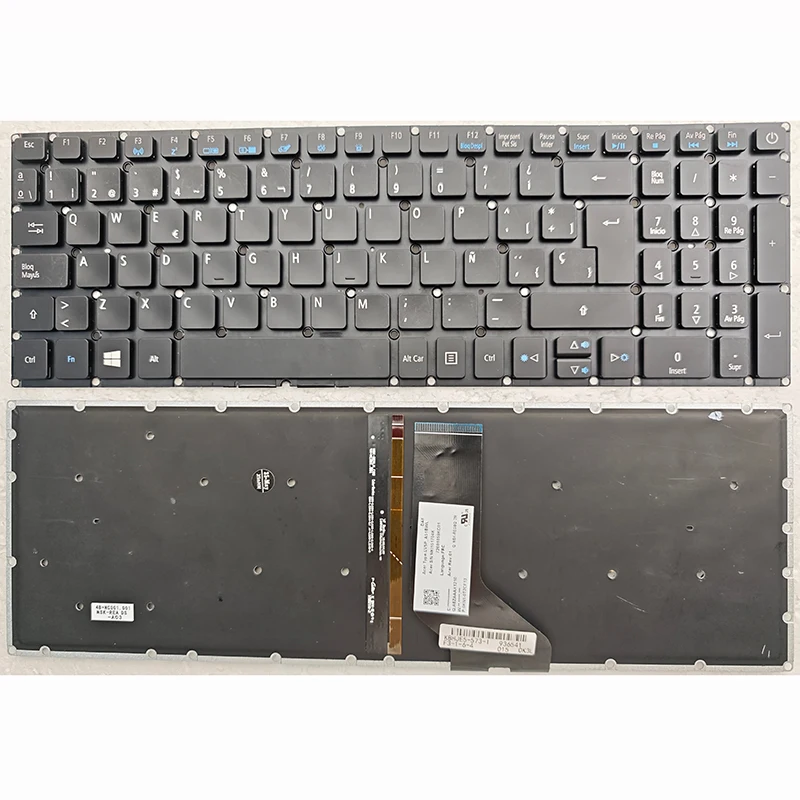 US/UK/RU/SP/FR Laptop Keyboard For Acer V3-574G V5-591G F5-572/G