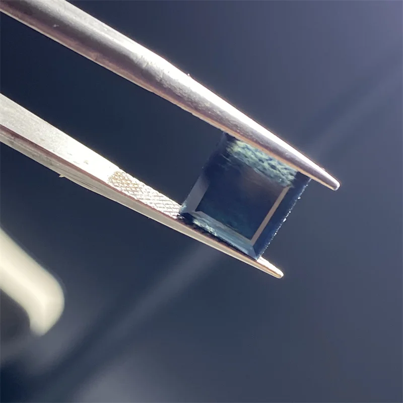 

1 Rectangular 7.6 * 8.3mm Natural Black Sapphire,, Weighing 2.75 Carat, Can be Used As a Ring or Pendant