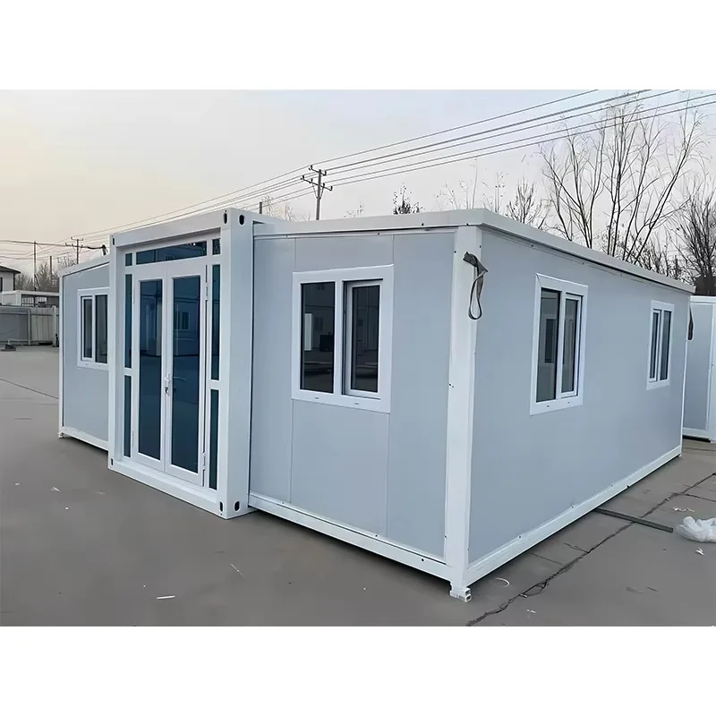 Fully Finished 2 Bedrooms Modular Homes Extended Prefab House Expansion Container House 20ft Expandable Modular Homes