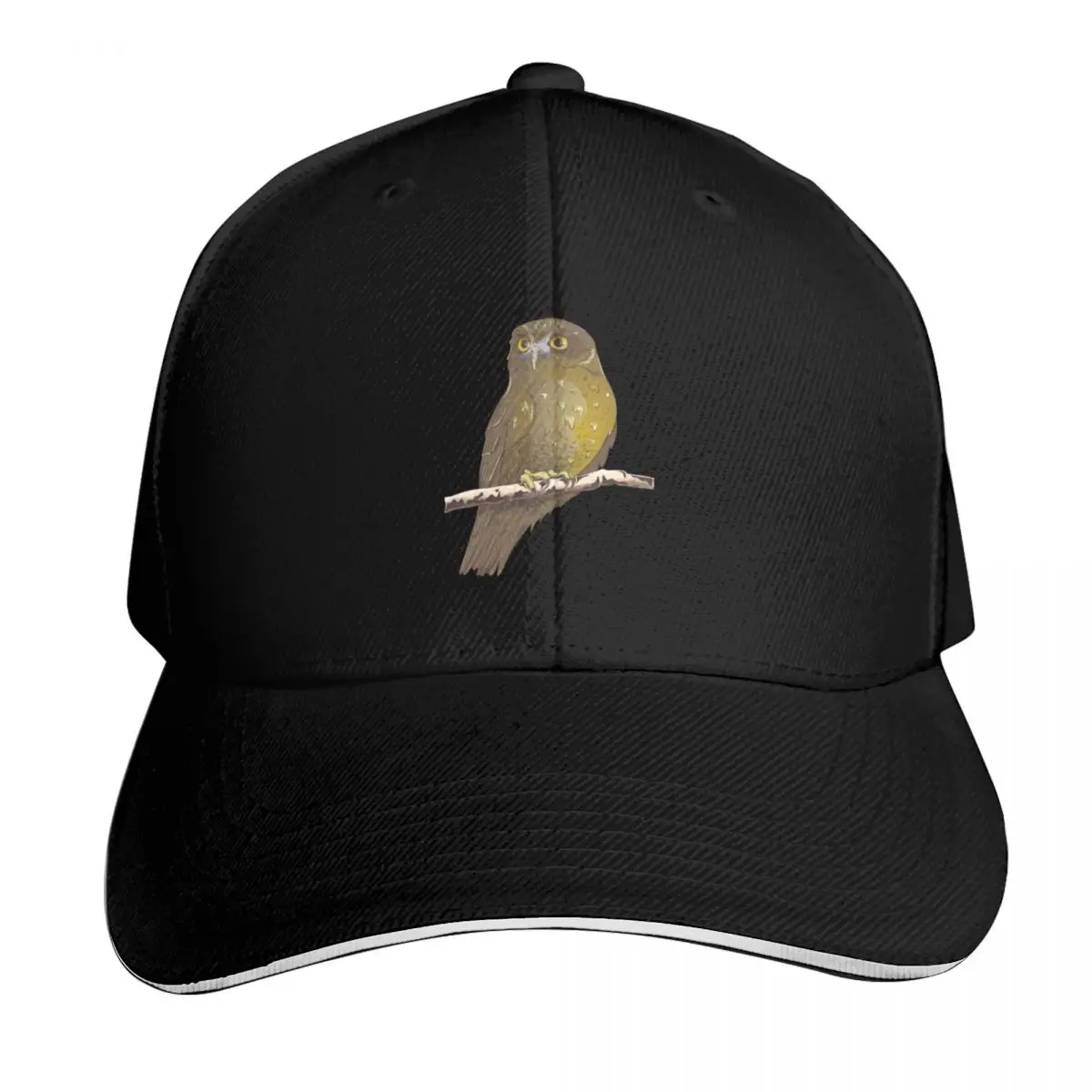 

Ruru Morepork Baseball Cap Fashion Beach Wild Ball Hat Golf Hat Trucker Hat Elegant Women's Hats Men's