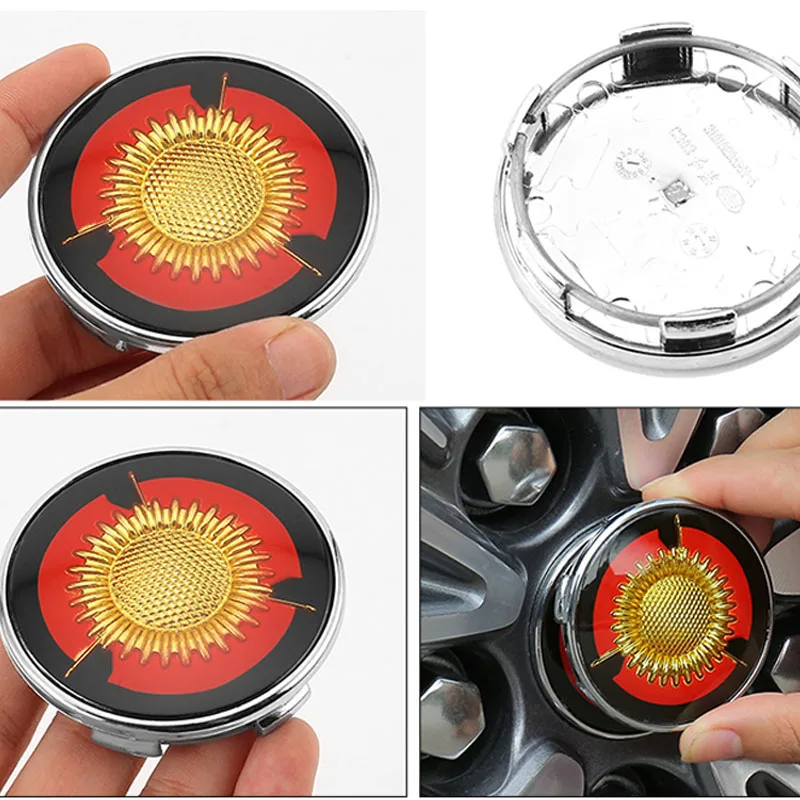 Fit For Hongqi H5 H7 H9 HS5 HS7 2023 2024 Car Wheel Hub Cover With Logo Modified High Quality ABS Hub Screw Cap Accessories