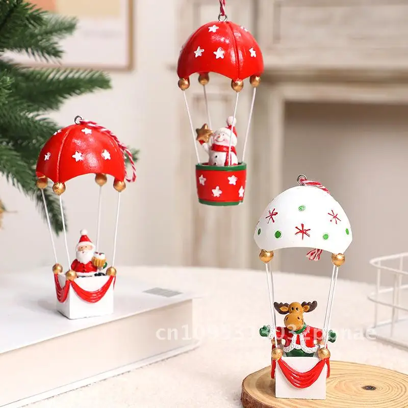 

New Christmas Decorations Christmas Parachute Pendant Christmas Party Ornaments