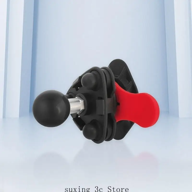 

Adjustable Motorcycle Phone Holder Stand Twist Lock Suction Base Double Socket Arm for Stable and Vibration Frees Riding