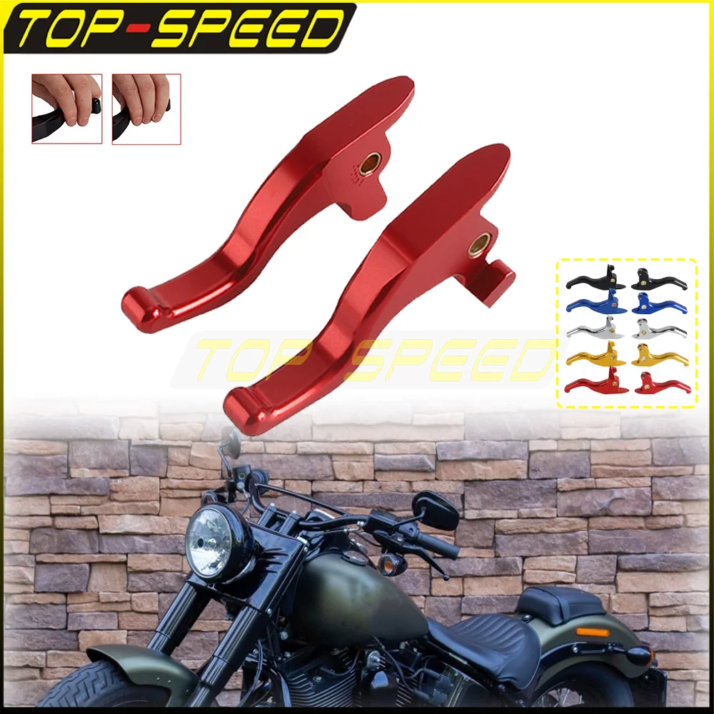 Motorcycle Left Right Handlebar Brake Clutch Levers Handle Rider Handlebar For Harley Softail Slim S FLSS Fat Boy S FLSTFBS 2017