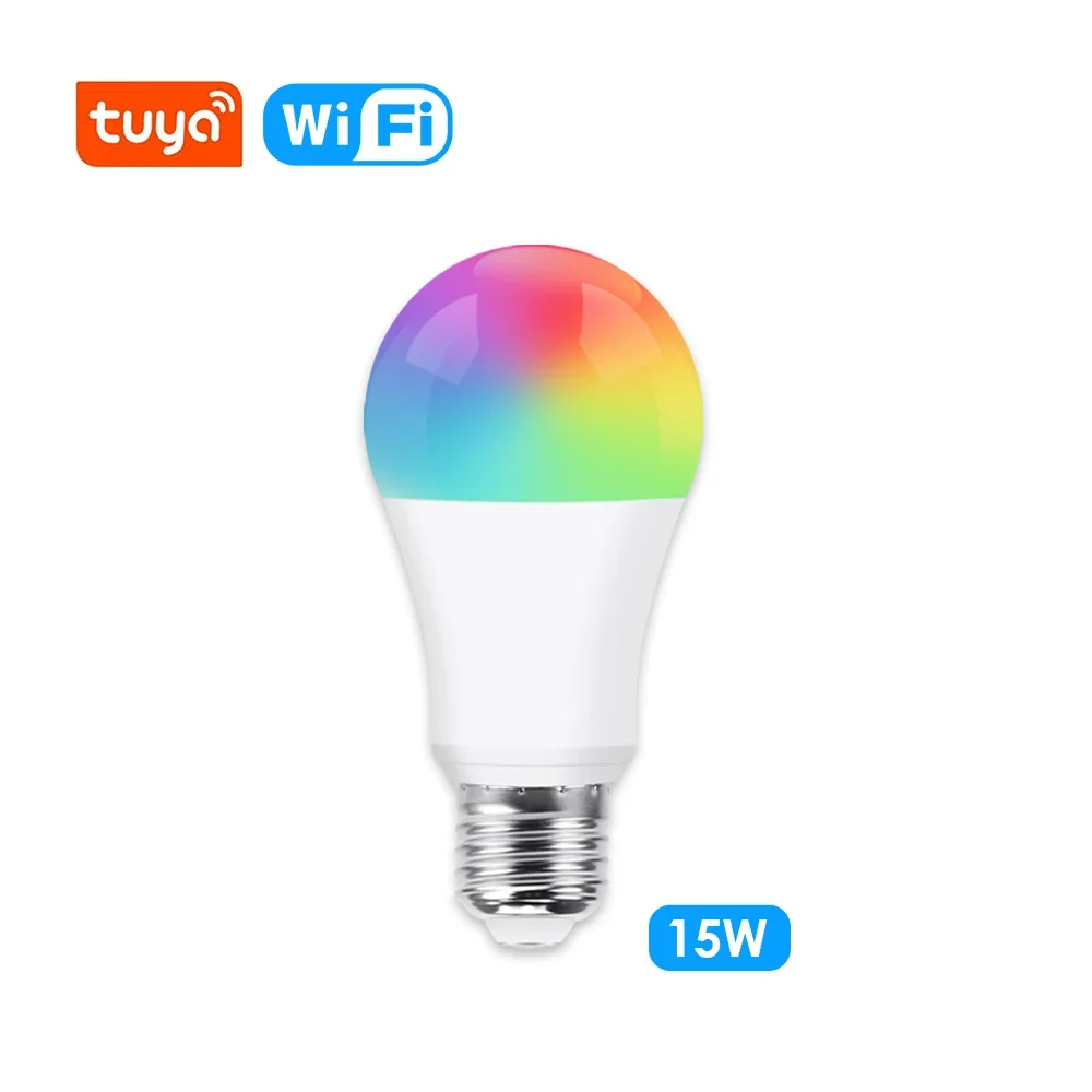 Tuya Wifi/Bluetooth Smart Birne E27 RGB Alexa Led Lampe Intelligente Glühbirnen AC 85-265V smart Lampen Für Google Assistent Smart Leben
