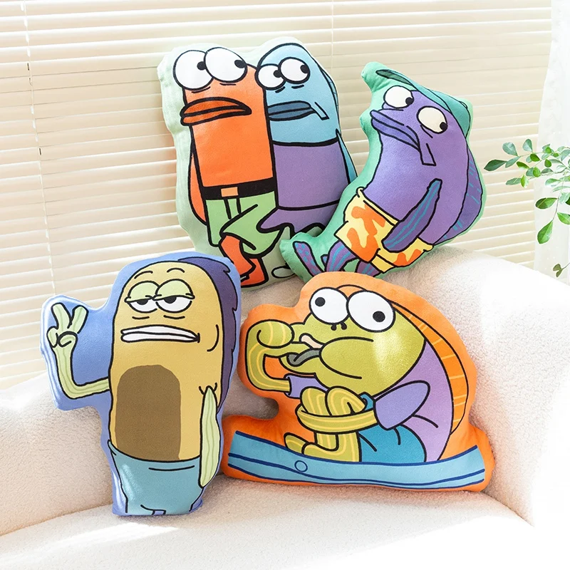 Simpatico cuscino in peluche SpongeBob SquarePants Cartoon Cuscini morbidi per divani Cuscini decorativi Federa per la decorazione della casa